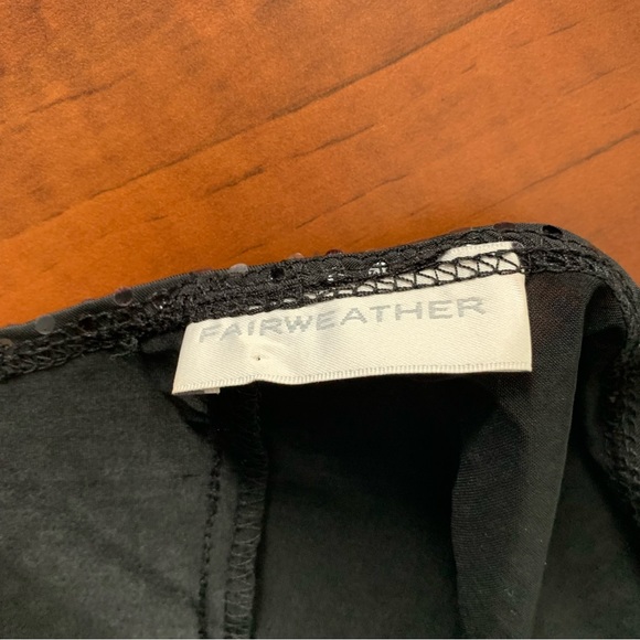 Fairweather Small Petite Black Sequinned Dress - Picture 7 of 8